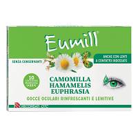 Eumill gocce oculari rinfrescanti lenitive 10 flaconi da 0,5ml richiudibili