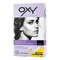 OXY strisce depilatorie viso 20 strisce + 10 gratis