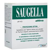 Saugella attiva pH 4,5 10 salviette intime detergenti monouso