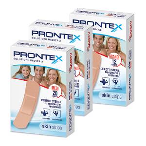 40 cerotti 5 formati Skin Strips sterili traspiranti e resistenti Prontex