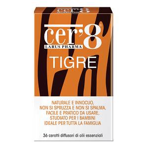 Cer8 tigre 36 cerotti diffusori di olii essenziali anti-zanzare