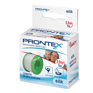 Cerotto seta 5m x 2,5cm Prontex