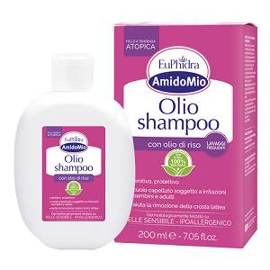 EuPhidra AmidoMio Olio Shampoo Detergente Fisiologico Lenitivo Protettivo 200 ml