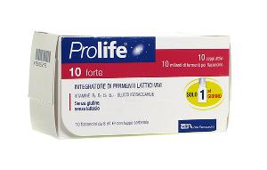 PROLIFE 10 FORTE FERMENTI LATTICI E VITAMINE 10 FLACONCINI DA 8 ML