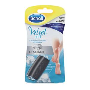 Scholl 2 ricariche 1 extra esfoliante + 1 soft per Velvet Soft Roll