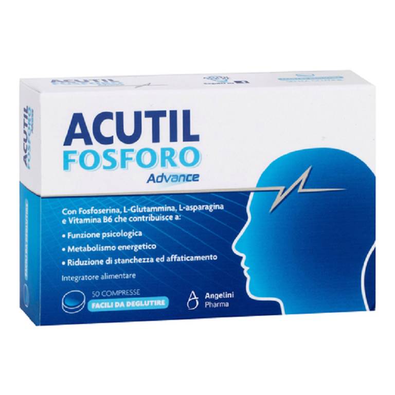 Acutil fosforo advance 50 cpr integratore mente