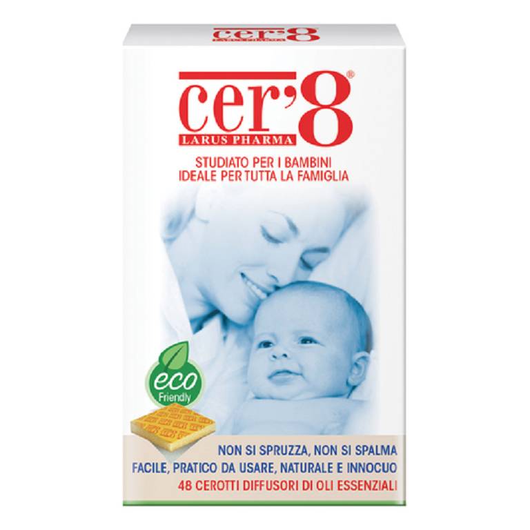 Cer8 48 cerotti diffusori di olii essenziali anti-zanzare