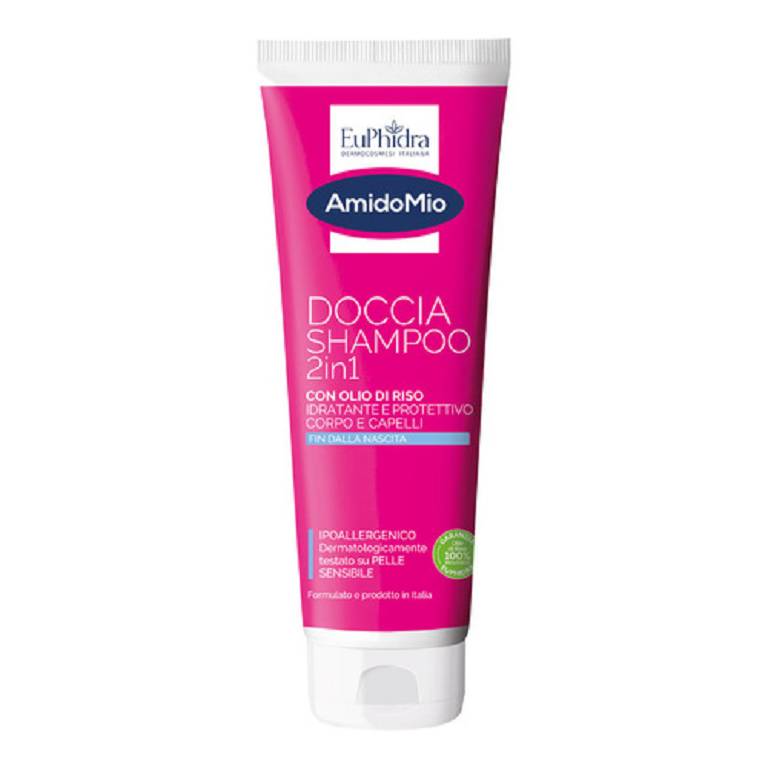 EuPhidra Doccia Shampoo 2 in 1 Olio di Riso Pelle Sensibile 250 ml