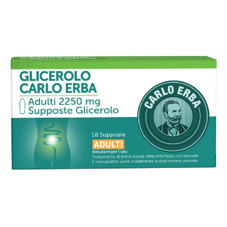 GLICEROLO*AD 18SUPP 2250MG