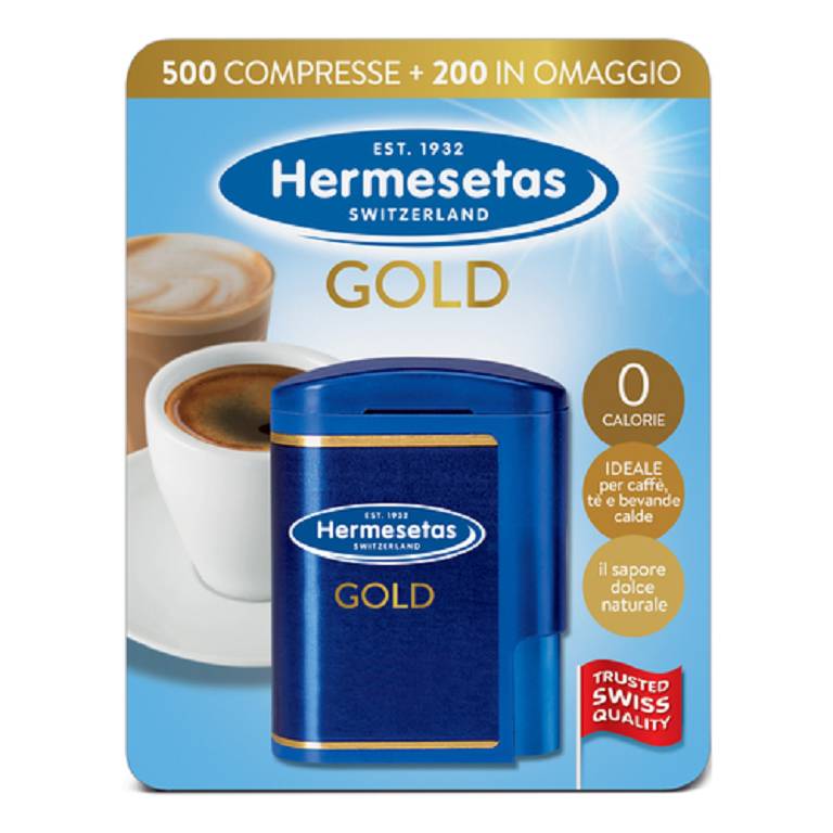 HERMESETAS GOLD dolcificante 500 + 200 compresse