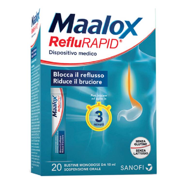 Maalox reflurapid 20 bustine