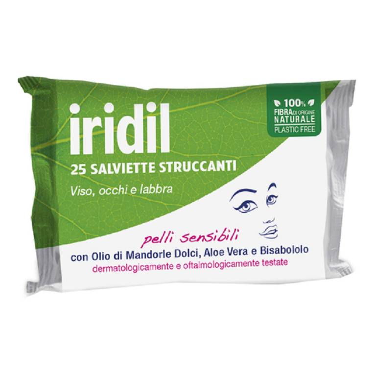 Salviette struccanti pelli sensibili viso occhi labbra 25 pezzi