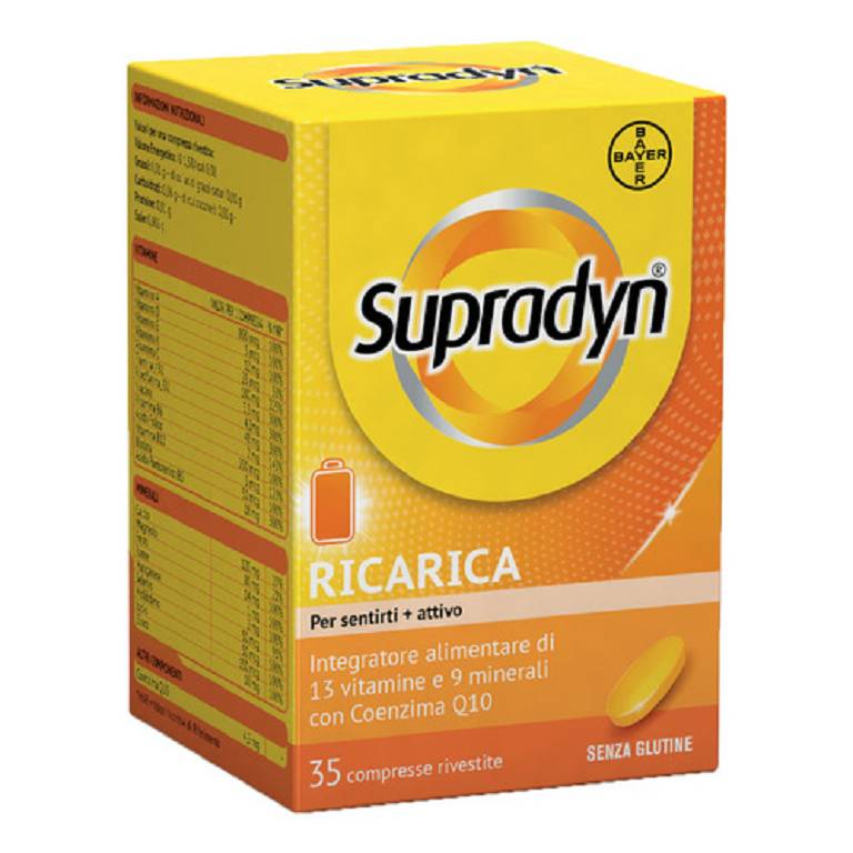 Supradyn ricarica integratore 13vit. 9Minerali coenz Q10 – 35 cpr