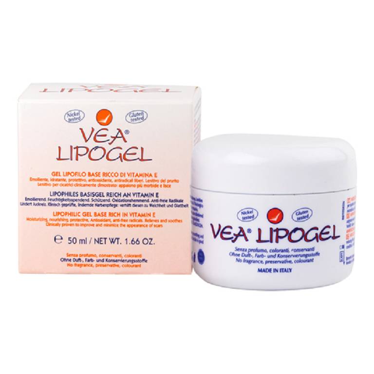 Vea lipogel idratante protettiva: gel protettivo, lenitivo del prurito e per cicatrici. 50 ml